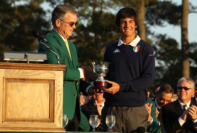 In 2010, Matteo Manassero became the youngest golfer to ever play at the Masters. At 16 years, 11 months and 22 days, the Italian teenager also became the youngest player to make the cut as he went on to win the Silver Cup for top amateur. 