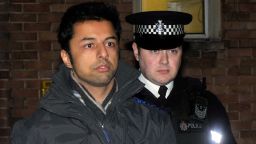 Shrien Dewani leaves Southmead Police station on December 12, 2010 in Bristol, England.