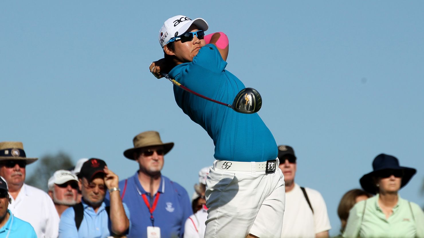 Taiwan's Yani Tseng is clear of the field after two rounds of the Kraft Nabisco Championship in California