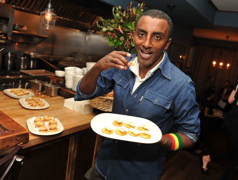 Star of U.S. television show The Inner Chef, Marcus Samuelsson advises American Airlines in-flight dining program.