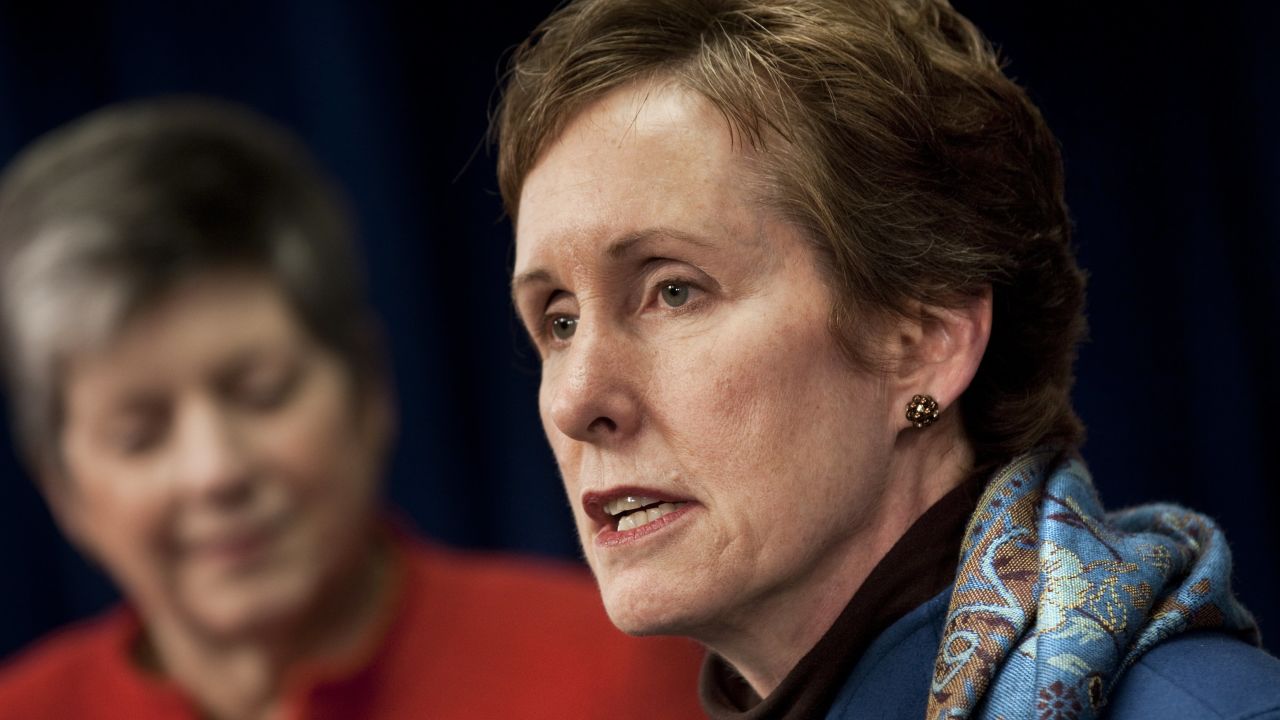 GSA Administrator Martha Johnson resigned Monday after reports of excessive spending on a 2010 training conference.