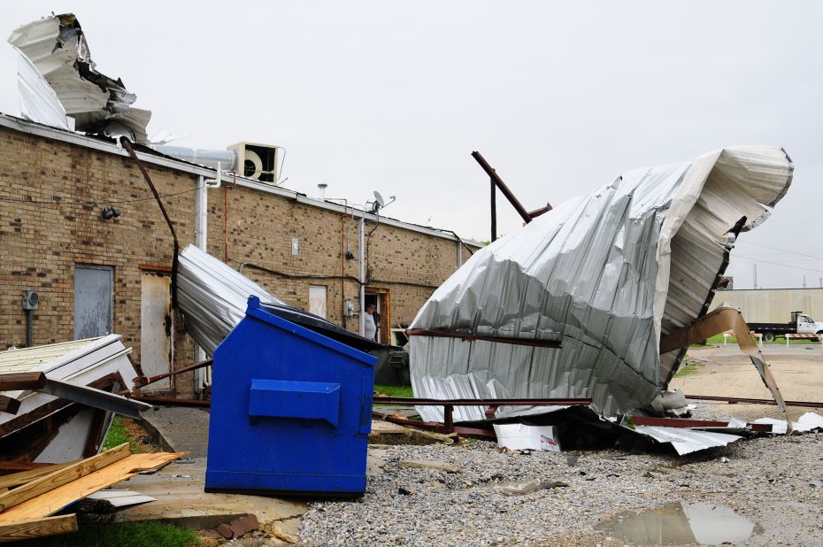 IReporter William Lawrence Meador captured the damage that the powerful storm left behind after it hit Grand Prairie, Texas. 