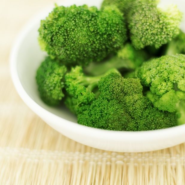 Despite containing just 30 calories per cup, broccoli is one of the most nutrient-dense foods. That means plenty of filling fiber and polyphenols -- antioxidants that detoxify cell-damaging chemicals in your body -- with each serving. 