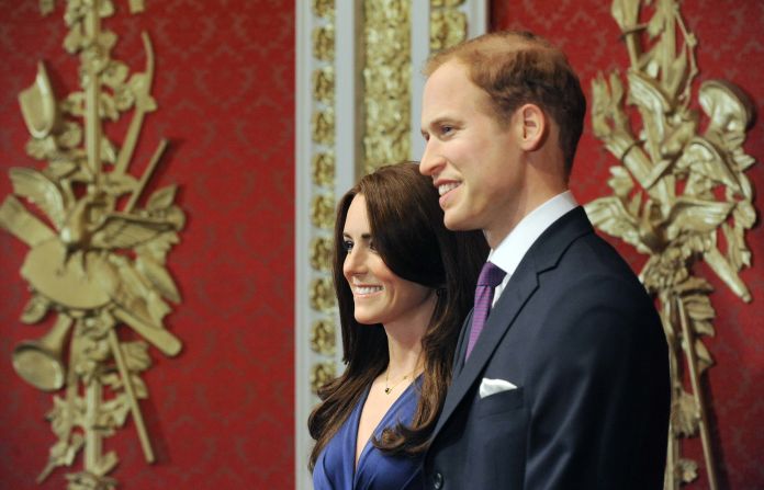 Wax figures of the couple are also going on display at Madame Tussauds in New York, Amsterdam and Blackpool, England. Each "Kate" will be shown in a different outfit.