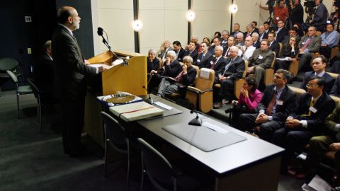 Ben Bernanke speaks at a Cato Institute event. Kevin Gentry says the Koch brothers have always upheld libertarian ideals.