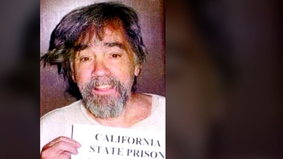 Manson is seen slightly disheveled in this 2006 prison  photo.