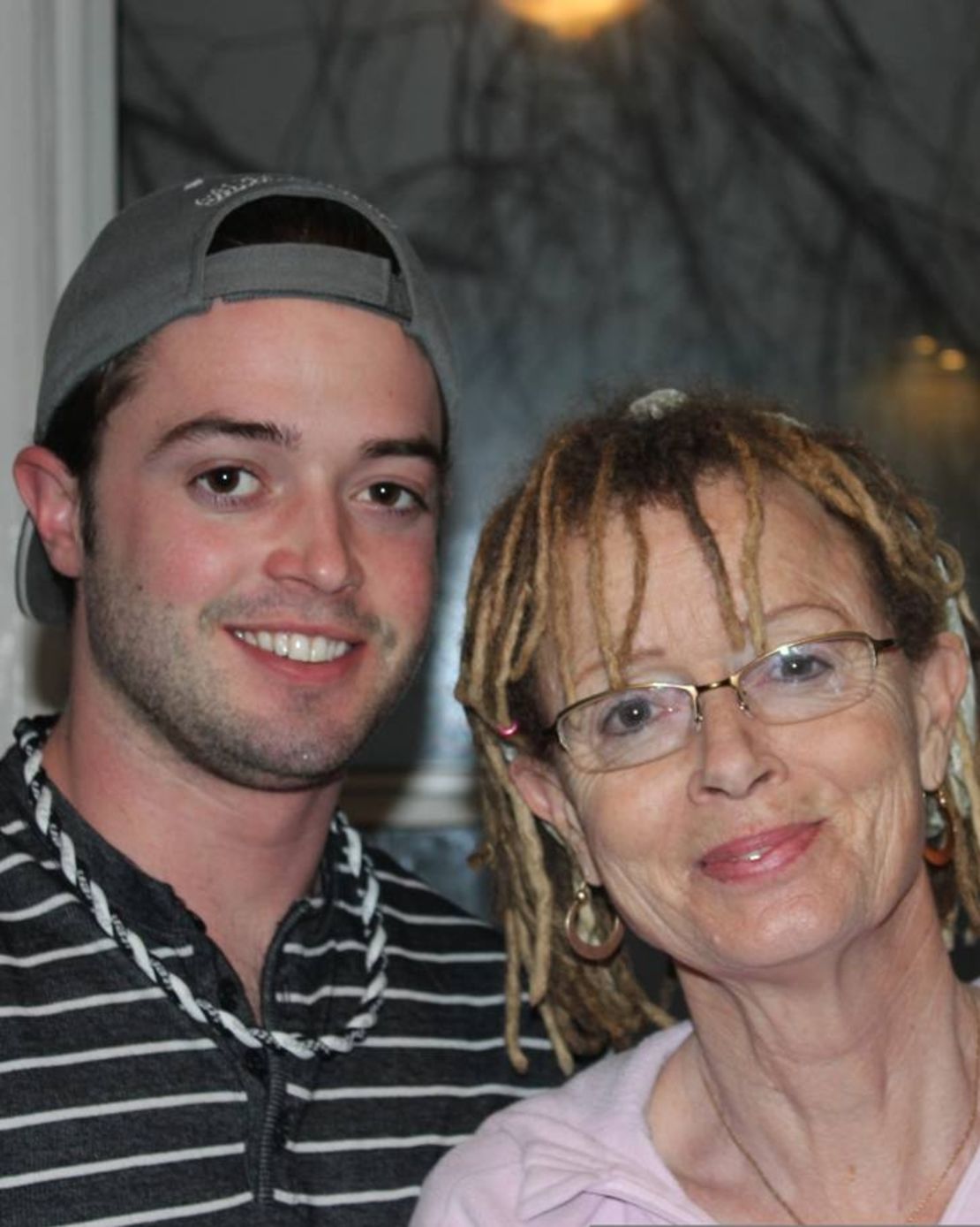 Sam Lamott, pictured with his mother, Anne, became a father earlier than anyone expected. 