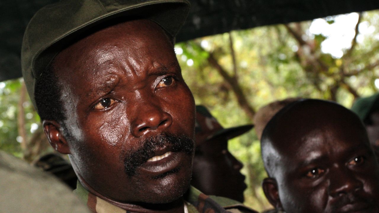 African warlord Joseph Kony is shown in a 2006 photo.