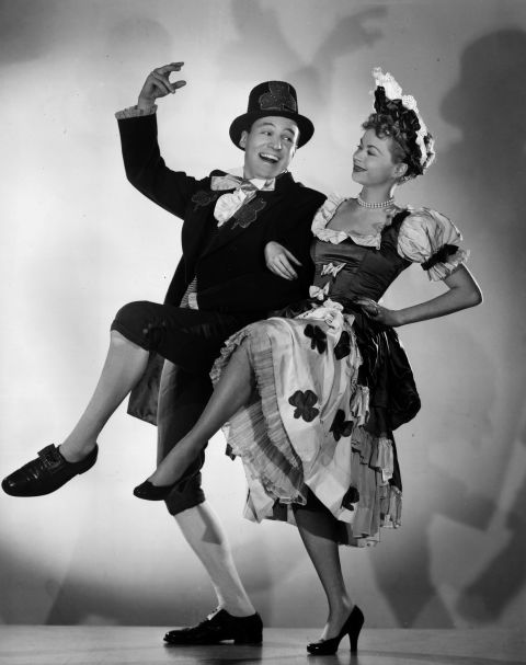 Wallace and his then-wife, Buff Cobb, dressed in costume for a 1952 St. Patrick's Day episode of their CBS show, "Mike and Buff." The newsman was a communications officer in the U.S. Navy during World War II before landing a series of television jobs in Chicago and trying his hand at acting.