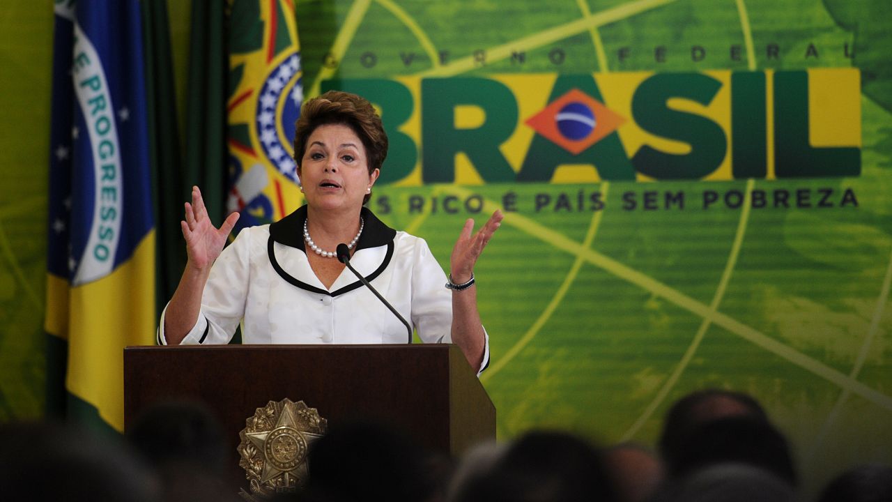 Brazilian President Dilma Rousseff, shown in Brasilia last week, met with President Obama in Washington on Monday.