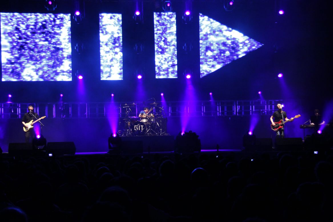 GIT a puro rock en el estadio Luna Park de Buenos Aires, septiembre de 2010.