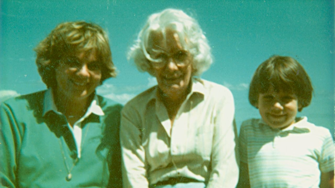 Adam Robb, right, on vacation with his mom and grandma in 1982. He now helps care for his 92-year-old grandma.