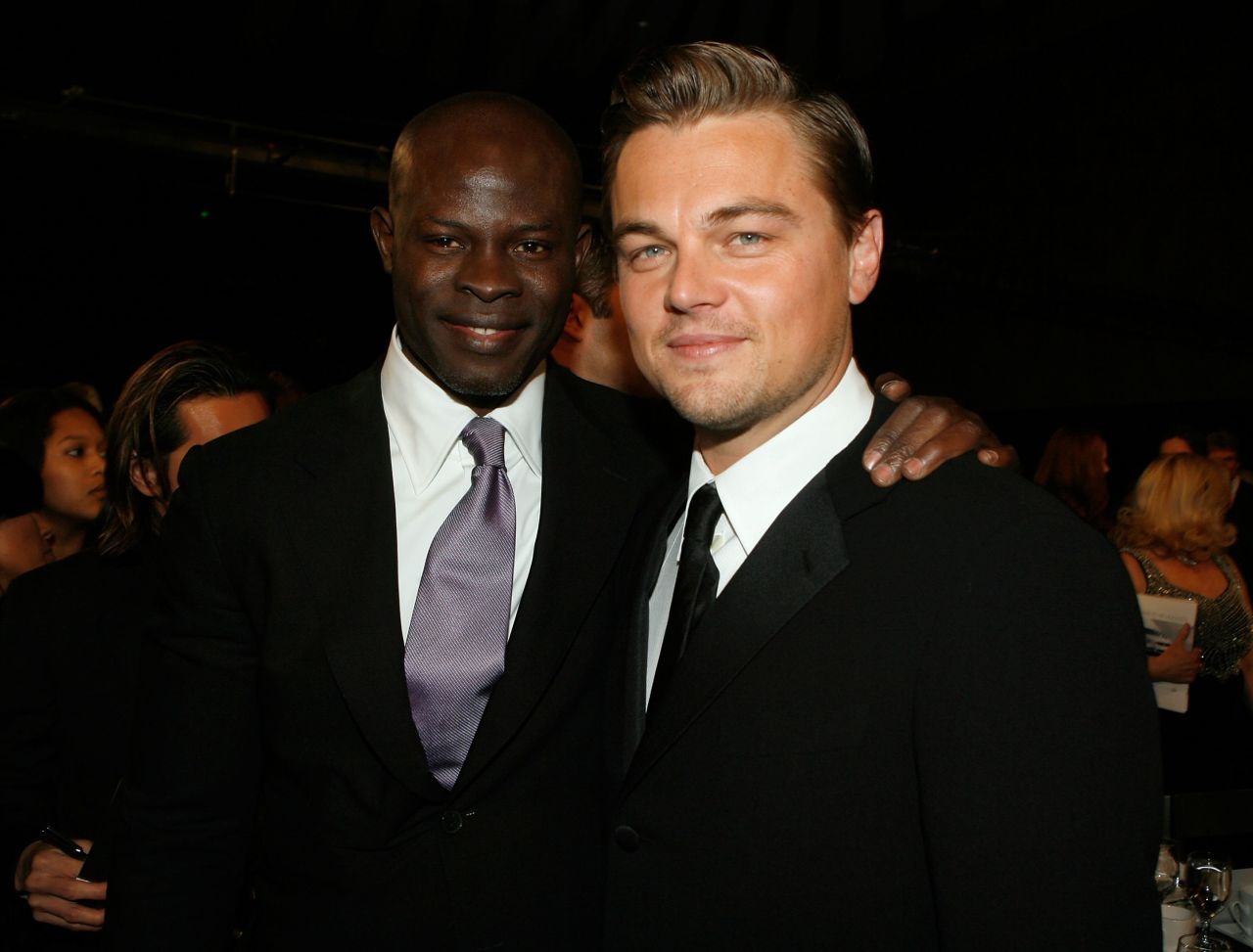 Appearing alongside Leonardo DiCaprio in "Blood Diamond," Hounsou won rave reviews for his portrayal of a fisherman forced to work in a diamond mine after being captured by rebels.