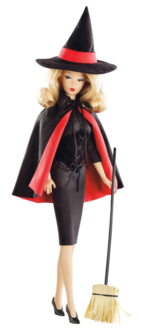 The "Bewitched" Barbie doll might not be able to wriggle her nose, but she sure looks a lot like Samantha Stephens (Elizabeth Montgomery).