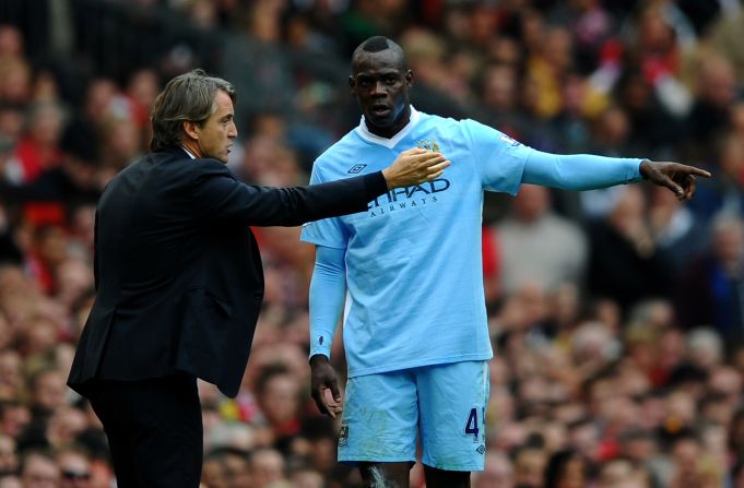 Mancini had numerous run-ins with Mario Balotelli, who left City to join AC Milan in the January transfer window, as well as Argentine Carlos Tevez. 