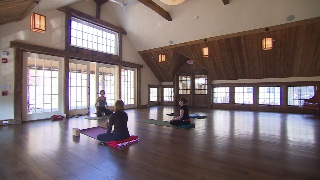 The facility has a yoga room which Gere hopes will enable people to gather and meditate together.