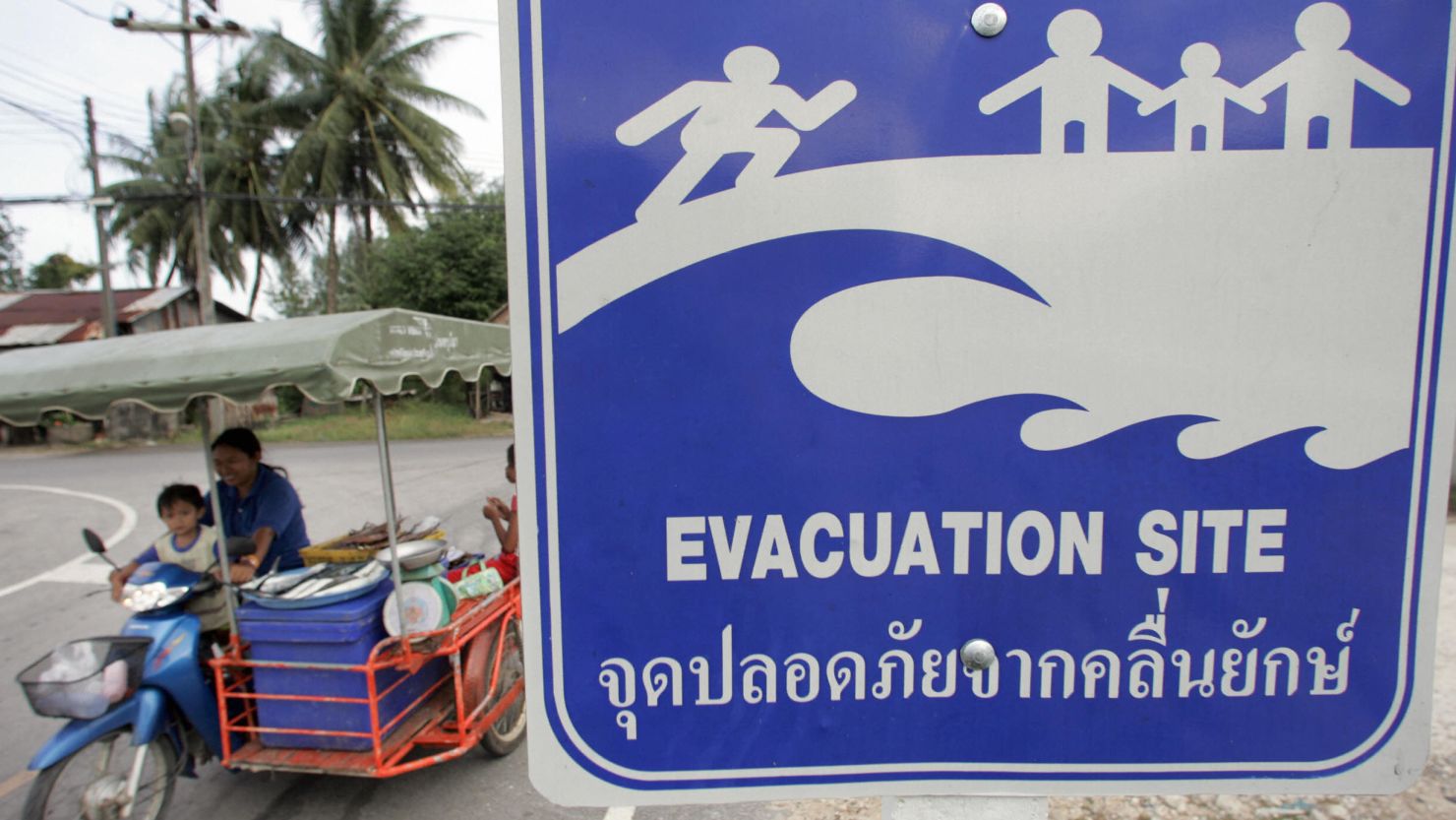 A 9.1-magnitude quake triggered a tsunami which killed nearly 230,000 people in southeast Asia in December 2004. 