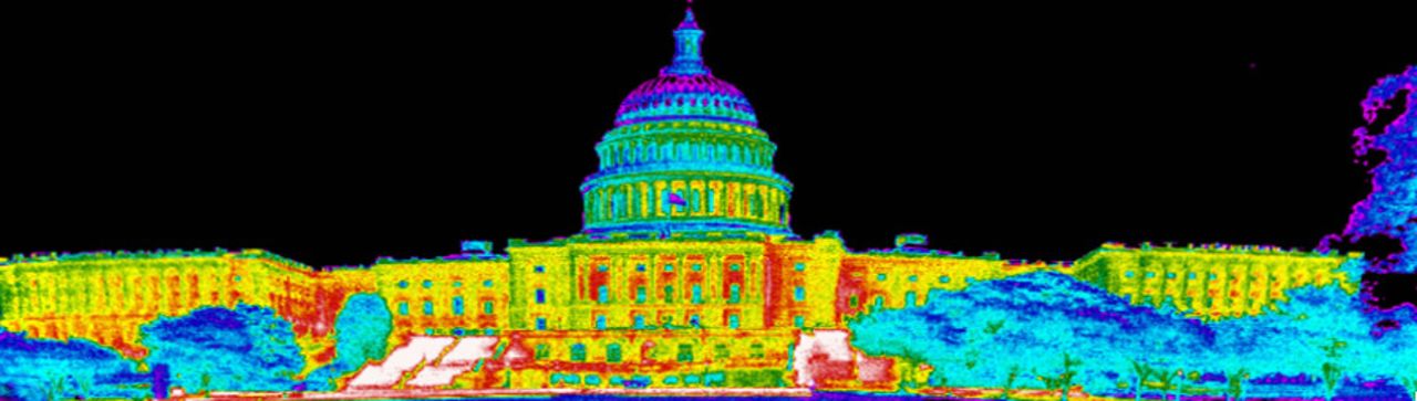 IRT have also turned their thermal imaging equipment on Capitol Hill in Washington, D.C. ...