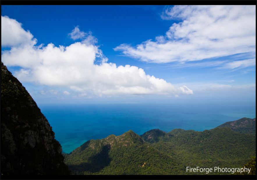 A view from atop Gunung Mat Chinchang mountain in Langkawi Island in North Western Malaysia, as captured by photographer <a href="http://www.flickr.com/photos/32824244@N04/" target="_blank" target="_blank">Jin Han</a>.