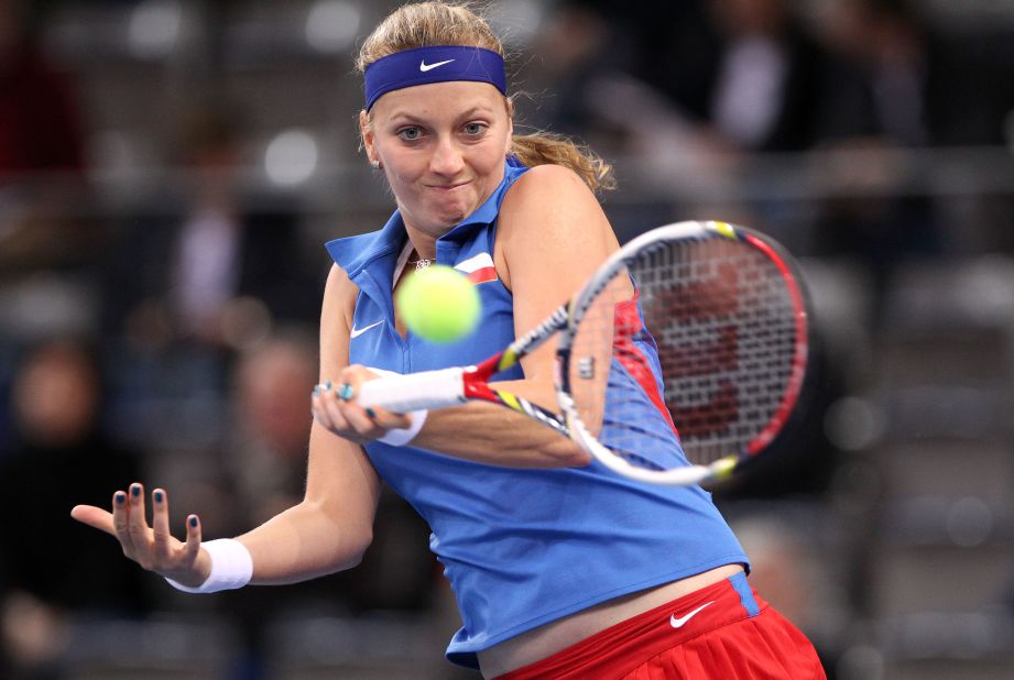Kvitova bounced back with two wins as the Czech Republic reached the semifinals of the Fed Cup with victory over Germany in Stuttgart in early February.