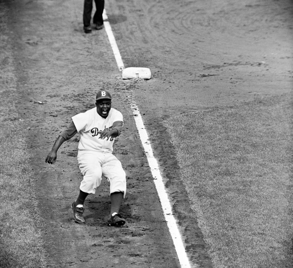 Jackie Robinson, born in Cairo, Georgia, in 1919, broke the Major League color barrier in 1947.