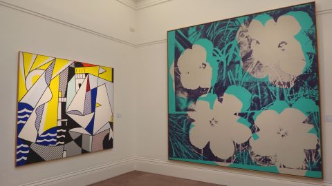 Andy Warhol's "Ten-foot Flowers" and "Sailboats III", another work by Lichtenstein, will also be up for auction at the same sale in New York on May 9.