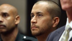 SANFORD, FL - APRIL 12: George Zimmerman (C) appears for a bond hearing at the John E. Polk Correctional Facility April 12, 2012 in Sanford, Florida. Zimmerman was charged yesterday with second degree murder in the fatal shooting of 17-year-old Trayvon Martin who died February 26, 2012. (Photo by Gary Green/The Orlando Sentinel-Pool/Getty Images) 