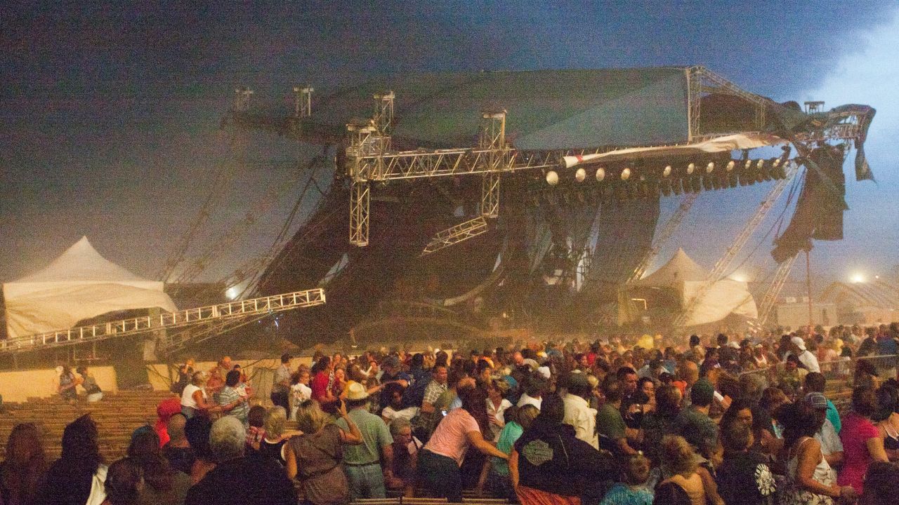 The 2011 stage collapse at the Indiana State Fair in Indianapolis left seven dead and dozens injured.