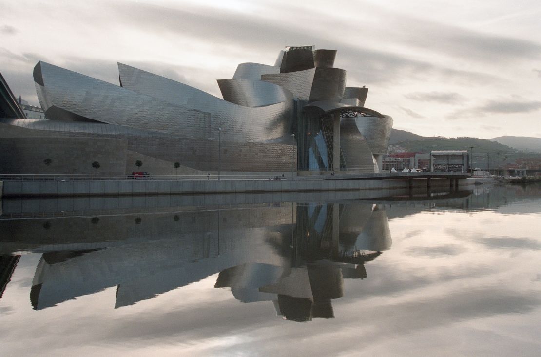 The Frank Gehry-designed Guggenheim Museum Bilbao
