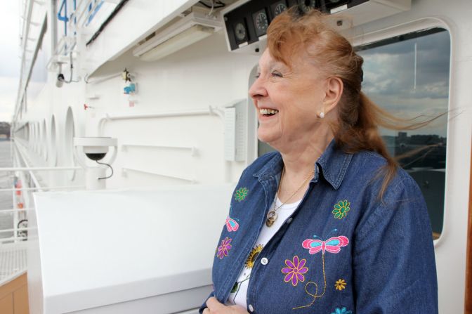 Sharon Willing's great-grandparents were passengers on the Titanic. Her great-grandfather, Herbert Chaffee, perished in the disaster. Her great-grandmother made it out on lifeboat four. Willing has waited her whole life to make this trip to pay tribute to her great-grandfather.