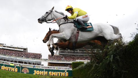 Neptune Collonges on the way to victory in the 2012 Grand National.