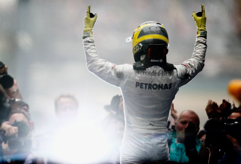 Rosberg breaks grand prix duck with victory for Mercedes in