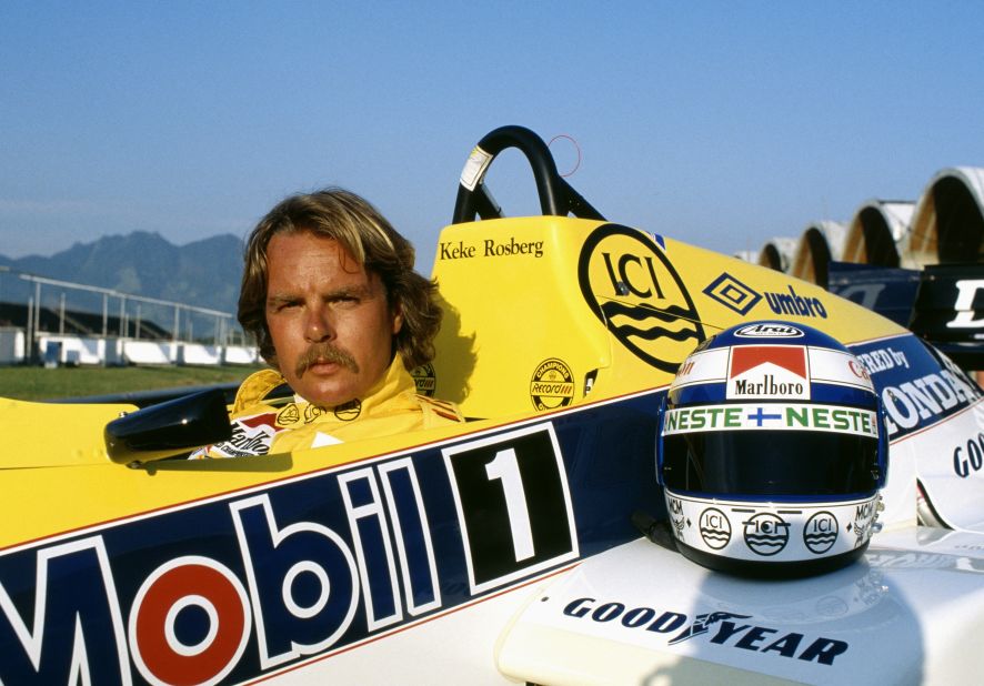 Keke Rosberg won five races in total in a career that lasted nine seasons. He is pictured here during the 1985 Brazilian Grand Prix, where he retired from the race.