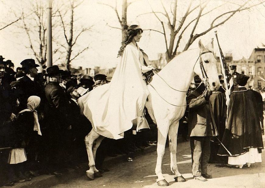 Inez Boissevain is one of the women detailed within "Secret Heroes" as the "American Joan of Arc." Boissevain was a suffragist, labor lawyer, WWI correspondent and public speaker. 