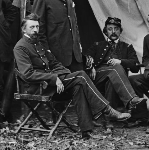 Jonathan Letterman (left) is credited with saving and treating countless wounded men during the Civil War after devising modern methods of medical organization on the battlefield. 