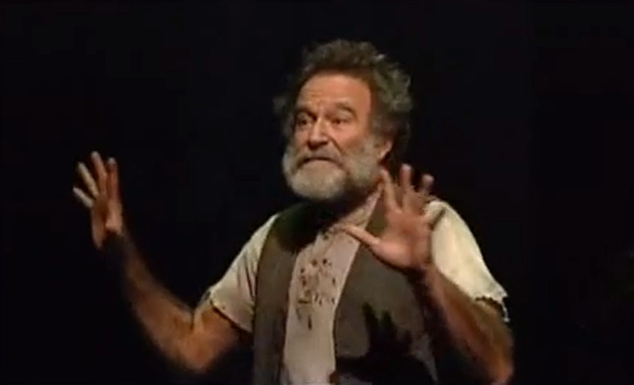 Robin Williams plays the title role in Rajiv Joseph's "Bengal Tiger at the Baghdad Zoo." The play, which takes place in Baghdad, opened in March 2011.