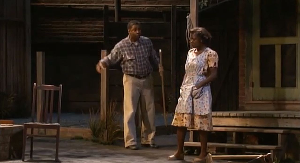 Denzel Washington and Viola Davis starred in the 2010 Broadway revival of August Wilson's 1983 play, "Fences."