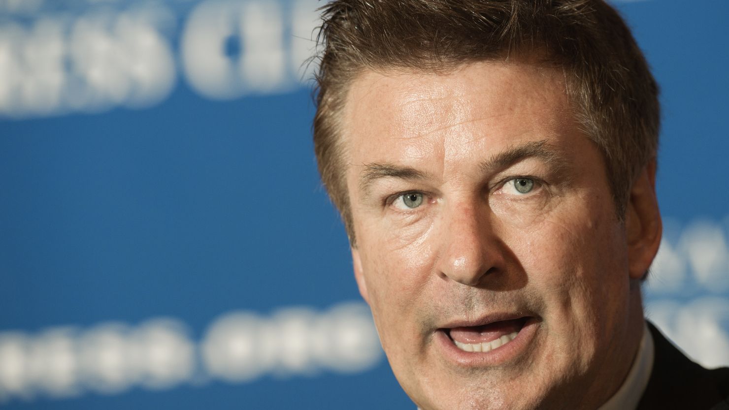 Actor Alec Baldwin, spokesman for Americans for the Arts, delivers remarks Monday at the National Press Club.