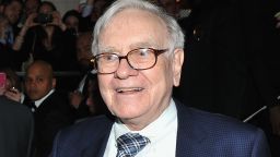 Warren Buffett attends the grand re-opening of Jay-Z's 40/40 Club on January 18, 2012 in New York City.