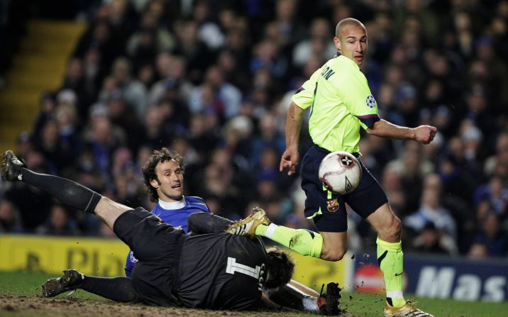 Barcelona won at Stamford Bridge in the first leg of a last-16 tie in the 2005-06 season and went on to win the title. Wednesday's semifinal first leg in London will be the fifth meeting between the two sides in the European competition's knockout stages.