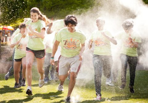 Greensboro, North Carolina, is home to the Biscuitville Bowl's <a href="http://biscuitvillebowl.com/obstacles/" target="_blank" target="_blank">7 Campus Scramble</a>. The 5K race includes five Southern-breakfast themed obstacles -- the Sweet Tea Tumble, the Grit-Iron Tires, the Flour Shower, the Buttermilk Slip n' Slide and the Jelly Belly crawl. 