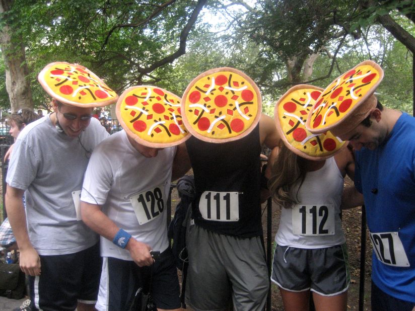 Following in Krispy Kreme's heavy footsteps, the <a href="http://nycpizzarun.com/" target="_blank" target="_blank">New York City Pizza Run</a> held its first event in 2010. Runners complete a 2.25-mile run, inhaling three slices of pizza along the way. A portion of the race's proceeds benefit the <a href="http://www.jdrf.org/" target="_blank" target="_blank">Juvenile Diabetes Research Foundation</a>. 