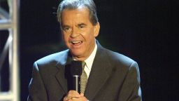 LOS ANGELES, CA - APRIL 4: Dick Clark at "Motown 45" Anniversary Celebration Show held at the Shrine Auditorium, April 4, 2004 in Los Angeles, California. (Photo by Frazer Harrison/Getty Images)