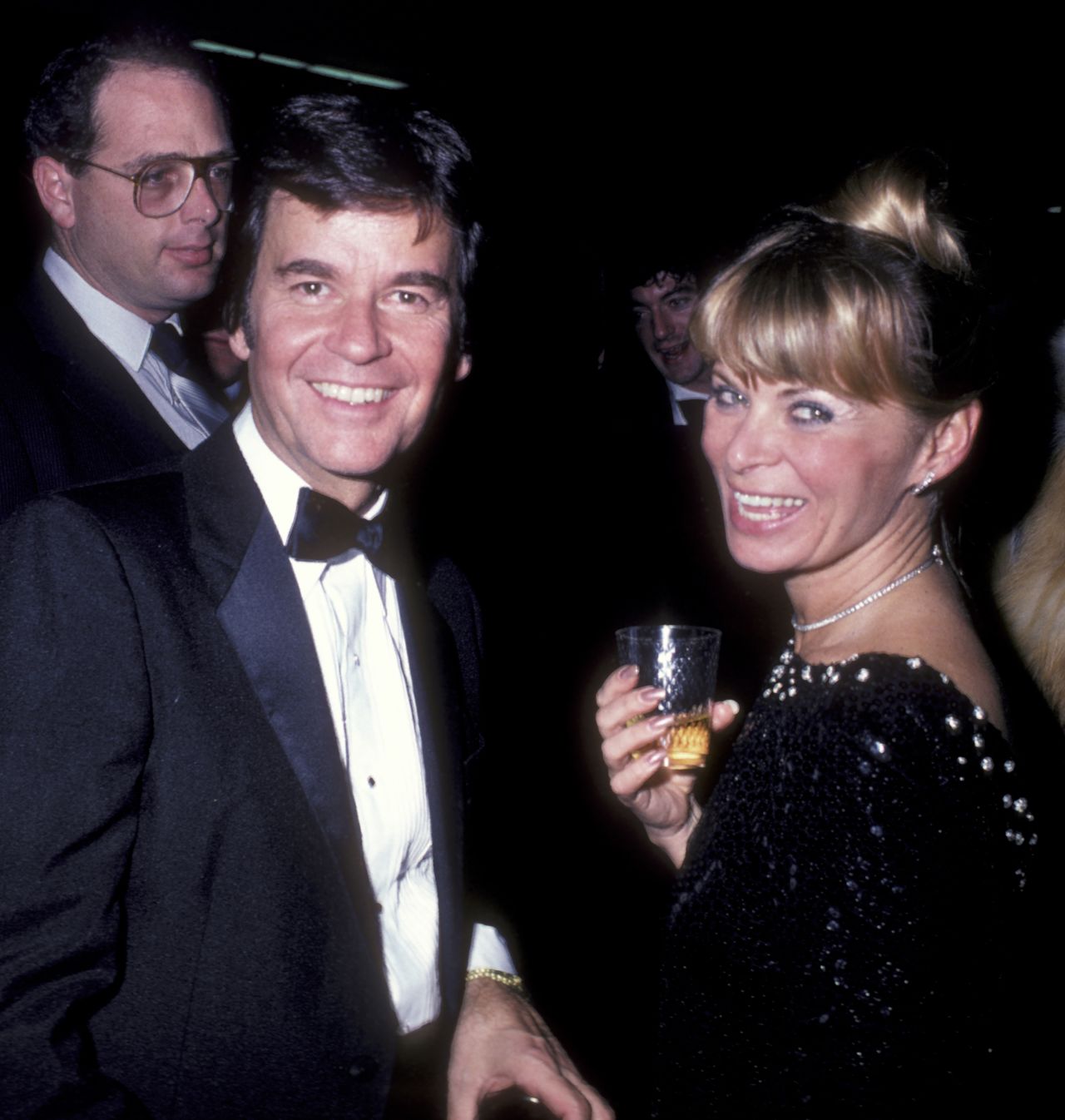 Clark and wife Karen attend  the 16th Annual Academy of Country Music Awards on April 30, 1981, at the Shrine Auditorium in Los Angeles.
