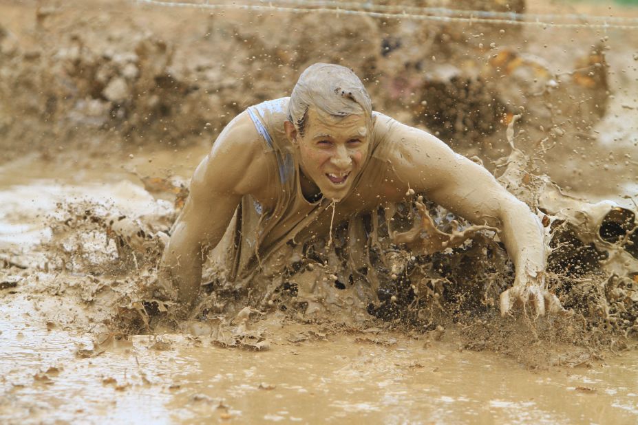 Who doesn't want to crawl through mud on their way to the finish line? Other obstacles for the Rugged Maniac include a 12-foot-high wall and a 50-foot water slide. At least the slide would be easy. <br /><br />If this looks like fun, you can also check out your local <a href="http://www.warriordash.com/" target="_blank" target="_blank">Warrior Dash</a>, <a href="http://toughmudder.com/" target="_blank" target="_blank">Tough Mudder</a> or <a href="http://www.spartanrace.com/" target="_blank" target="_blank">Spartan Race</a>. 