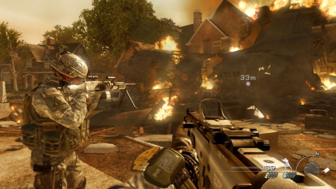 El nivel de violencia en el enormemente popular titulo Call of Duty es probablemente lo que cualquier gamer experimentado esperaría de un título de combate.