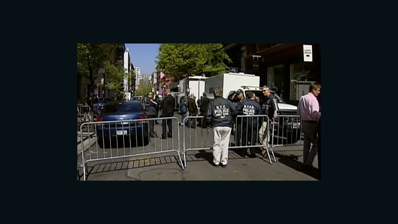 Investigators cordon off a street in SoHo on Thursday as part of the investigation into Etan Patz's disappearance.