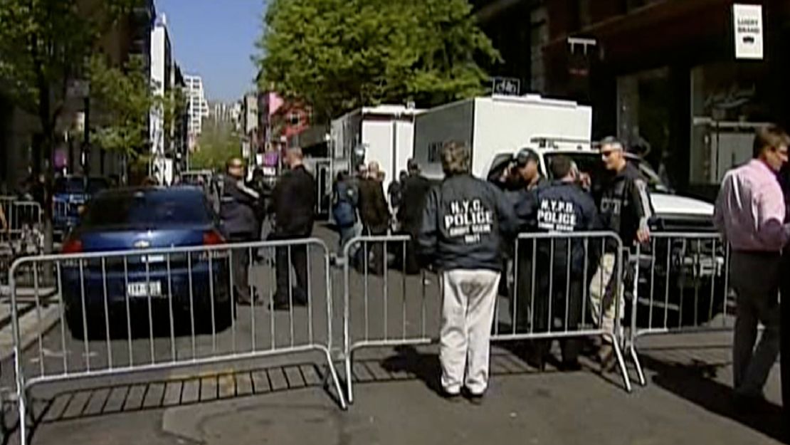 Investigators cordon off a street in SoHo on Thursday as part of the investigation into Etan Patz's disappearance.