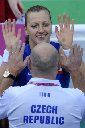 Petra Kvitova, the 2011 Wimbledon champion, will play a big role in the Czech Republic's defense of their Fed Cup title against Italy in the other semifinal. The world No. 3 is hoping for a return to form after injury and illness plagued her last two months.