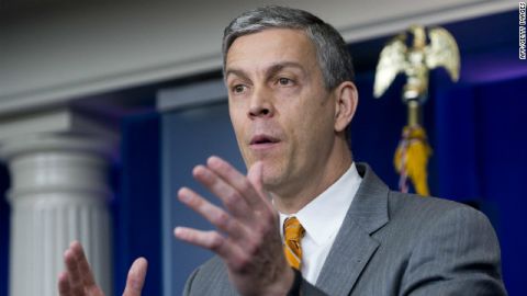 "States must show they are protecting children in order to get flexibility. These states met that bar," Arne Duncan said.